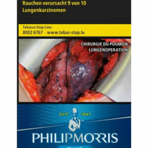 PHILIP MORRIS BLUE KS BOX 20
