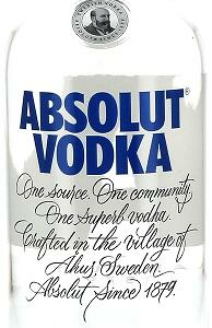 Absolut Blue Vodka 40° 1L