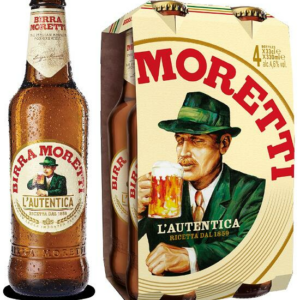 Birra Moretti 4,6° VP 4x33cl
