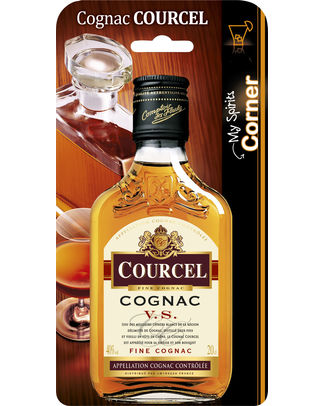 150961HD.jpg COURCEL COGNAC COMPTOIR 0,2L 40° CDF – Image 1