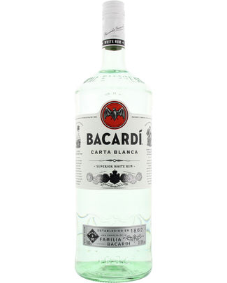 152982HD.jpg BACARDI CARTA BLANCA RHUM 1,5L 37,5° – Image 1