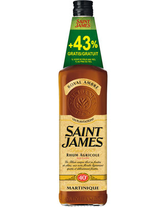153599HD.jpg ST JAMES ROYAL AMBRE RHUM 0,7L 40°+43%GRATIS – Image 1