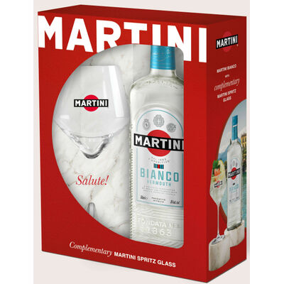 153720HD.jpg martini bianco 0,75l 14,5° + 1 verre – Image 1