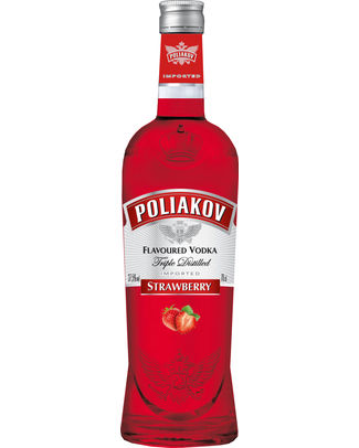 157454HD.jpg POLIAKOV FL. STRAWBERRY VODKA 0,7L 37,5° – Image 1