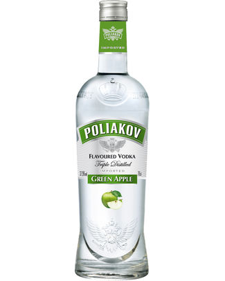 157456HD.jpg POLIAKOV FL. GREEN APPLE VODKA 0,7L 37,5° – Image 1