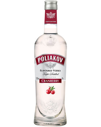 157505HD.jpg POLIAKOV FL. CRANBERRY VODKA 0,7L 37,5° – Image 1